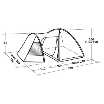 Easy Camp šator Eclipse 500 120282-3